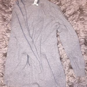 Gray cardigan